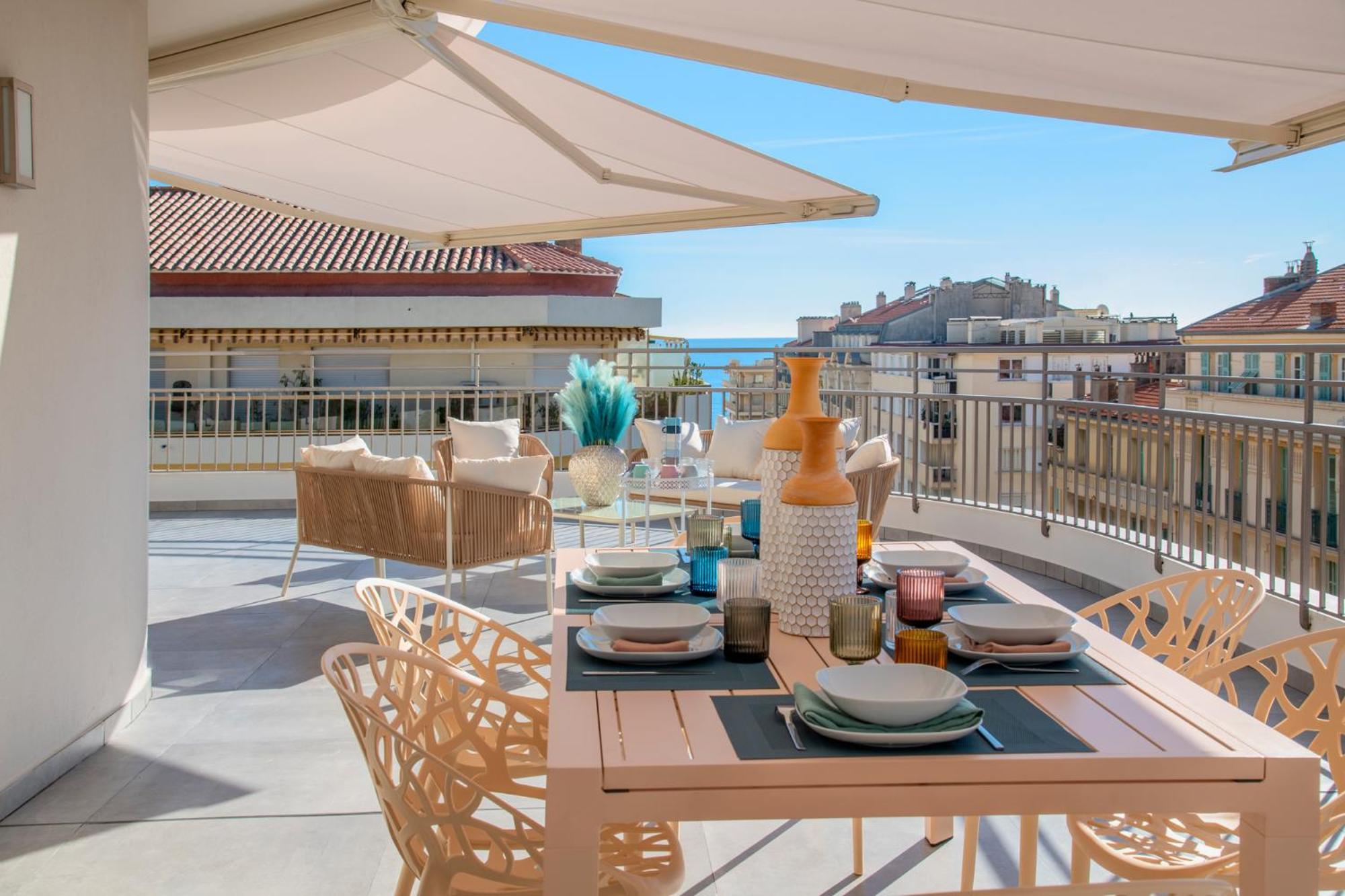 Residence Hoteliere Chambord Au Coeur De Menton - Entierement Renovee Luaran gambar