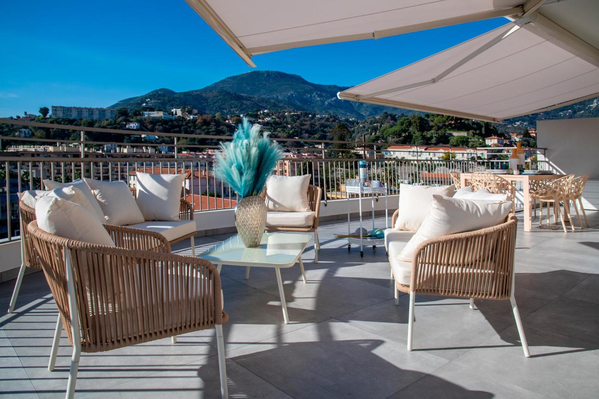 Residence Hoteliere Chambord Au Coeur De Menton - Entierement Renovee Luaran gambar